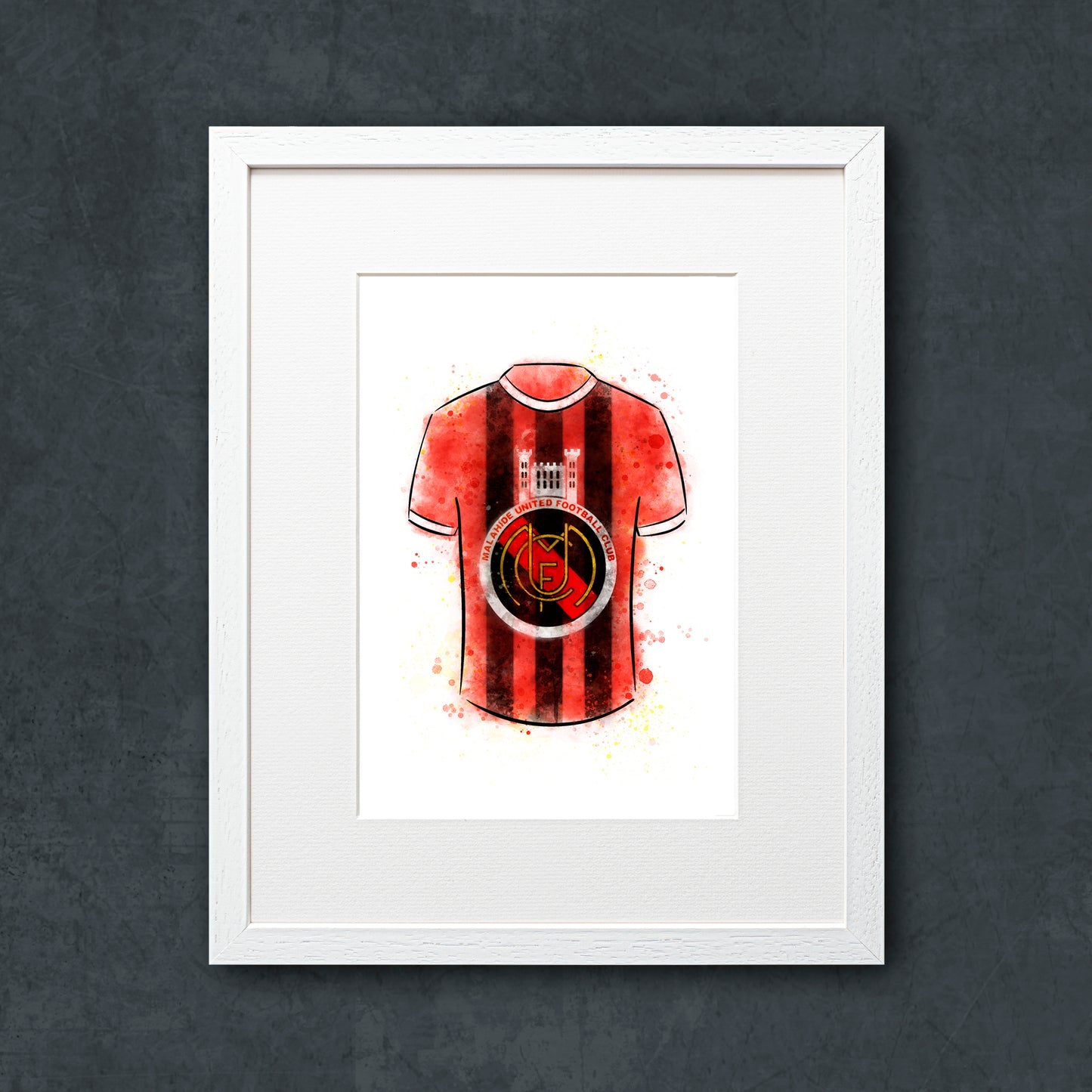 Malahide Utd Shirt Illustration