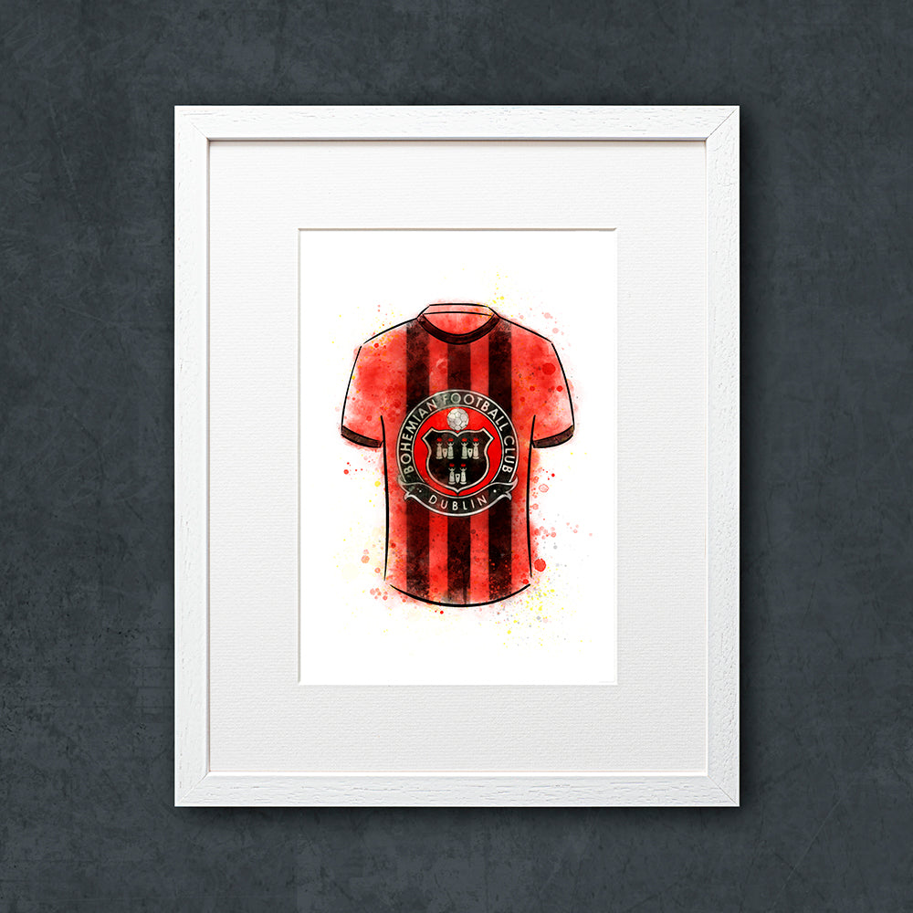 Bohemian FC Shirt Illustration