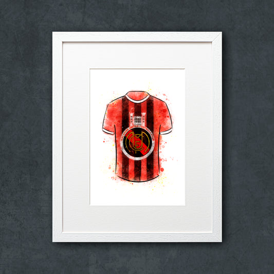 Malahide Utd Shirt Illustration