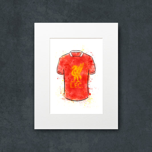 Liverpool Shirt Illustration